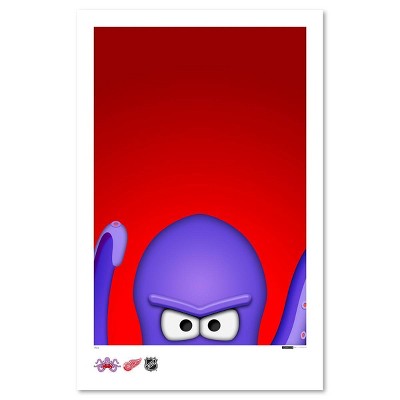Red Wings Octopus Stickers for Sale