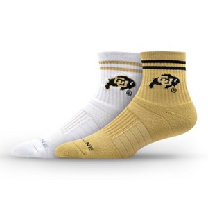 NCAA Colorado Buffaloes 2pk Socks - 1 of 3