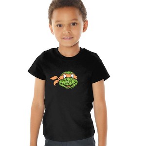 Toddler Boys' Teenage Mutant Ninja Turtles St. Patrick's Day Clover Michelangelo Toddler Tee - 1 of 4