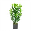 Artificial Plants, Real Touch Faux Greenery Houseplant, Real Touch Faux Potted Plant For Home Table Decor Bedroom Aesthetic - 3 of 4