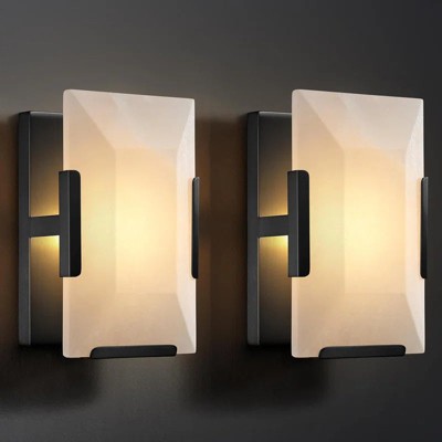 Alesia Solid Brass Flush Mounted Sconce