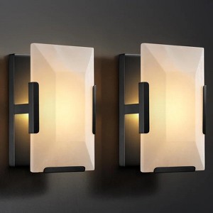 Alesia Solid Brass Flush Mounted Sconce - 1 of 4