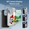 E-Ink Screen Phone Case for iPhone 16 Pro Max, NFC Ink Screen Slim Eco-Friendly Smart Cover with Custom Display - 2 of 4