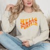Simply Sage Market Women's Graphic Sweatshirt Hello Pumpkin Wavy - 2 of 4
