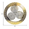 Slickblue Celtic Metal Wall Art – 12" Round Hanging Decor in 8 Irish Designs & 4 Finish Options for Home - 4 of 4