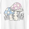 Women's - Instant Message - Watercolor Mushrooms Short Sleeve Graphic T-Shirt - 2 of 4