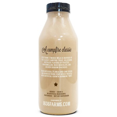 1836 Farms S'mores Milk - 32 fl oz