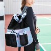 Mesh Drawstring Backpack with Shoe Bag, Durable String Sack with Handle for Gym, Beach, and Yoga Travel - 4 of 4