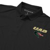 University of Alabama at Birmingham Adult Polo Left Chest Logo, Athletic Heather - 4 of 4