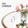 Full-Length Mirror in Aluminum Alloy with a Chic Right-Angled Arch Frame - image 4 of 4