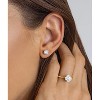 Pompeii3 1 1/2Ct TW Diamond Studs in 14k White or Yellow Gold Lab Created - 3 of 4