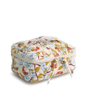 Vera Bradley Women's Outlet Cotton Essential Brush Up Cosmetic Toiletry Bag Case - 1 of 2