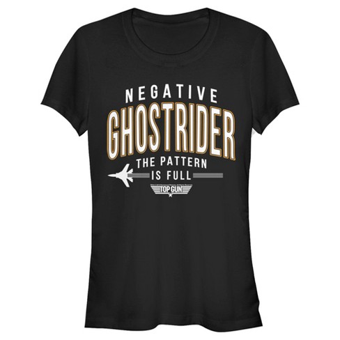 Negative ghostrider the pattern is full top gun vintage t-shirt by