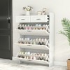 Resenkos Yardi Yard Shoe Cabinet with 3-Door and 2 Drawers, Large Space for Storage, Versatile Storage Cabinet for Indoor, White - 4 of 4