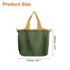 Unique Bargains Reusable Foldable Washable Shopping Totes Drawstring Lightweight Grocery Bag - 2 of 4