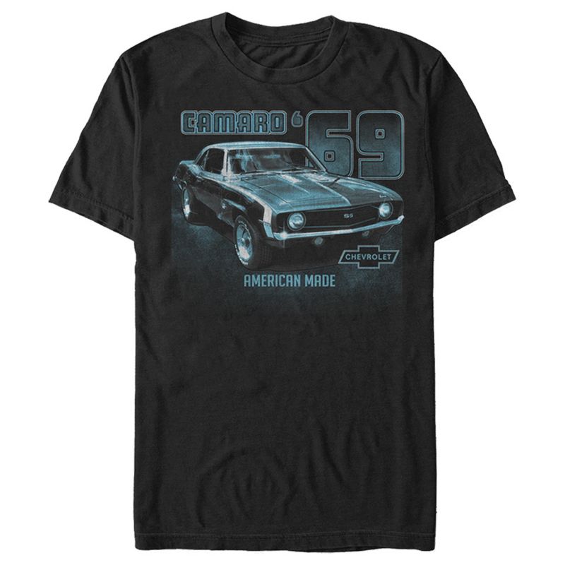 Men's General Motors Chevy Camaro American T-Shirt, 1 of 5
