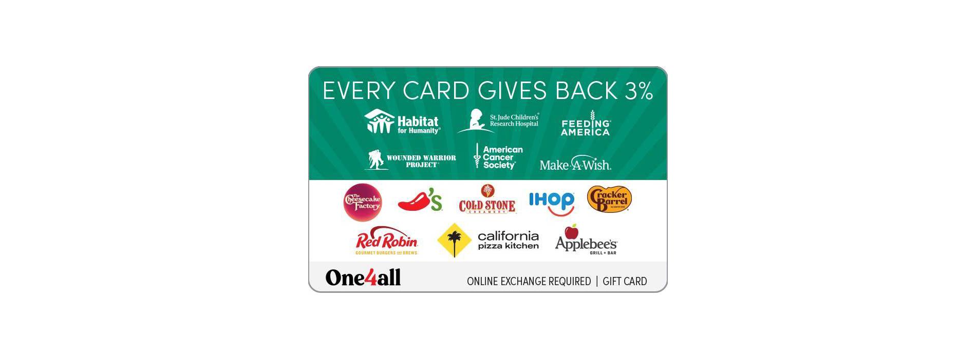 One4All Giving Good Gratitude Gift Card (Email Delivery)
