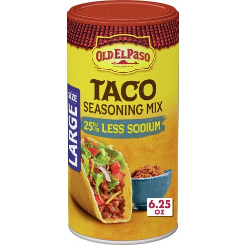 Old El Paso Taco Seasoning Mix Reduced Sodium Value Size - 6.25oz - image 1 of 4