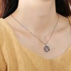 Unique Bargains Women's Pendant Necklace Tree of Life Pendant Necklaces Silver Tone Alloy - 4 of 4