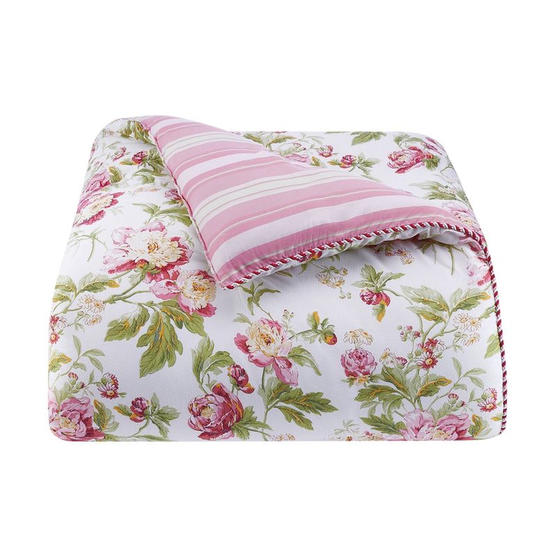 Forever Peony Comforter Set Berry - Waverly, 6 of 10