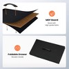 Pellebant Vertical Dresser for Bedroom Storage Tower 5-Drawer Steel Frame Wood Top Easy Pull Non-woven Fabrics Drawer - 3 of 4
