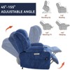 TiramisuBest Up to 350 LBS Chenille Power Lift Recliner Chair, Heavy Duty Motion Mechanism with 8-Point Vibration Massage and Lumbar Heating - 4 of 4