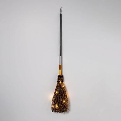 Harvest Broom with LED Lights Decorative Prop - Hyde & EEK! Boutique™