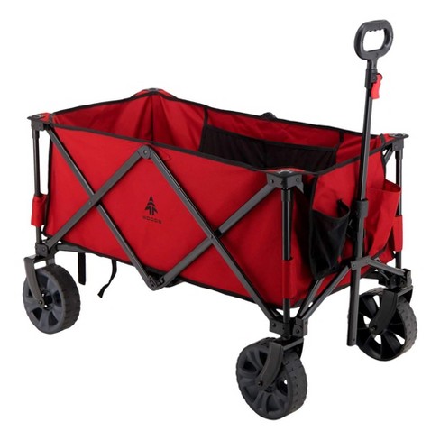 Folding Beach Outdoor Wagon Cart Collapsible Utility Garden Picnic