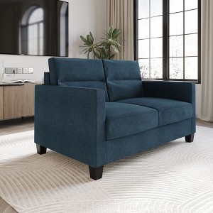 ChaletPosh Linen Love Seat - 1 of 4