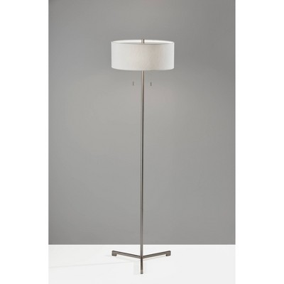 Wesley Floor Lamp Silver - Adesso