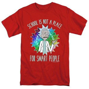 Rick And Morty School Adult T-Shirt - 1 of 4