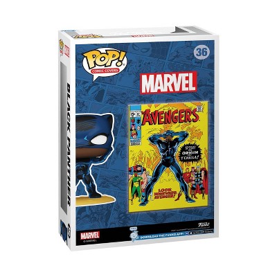 Funko POP! Comic Cover: Marvel - Avengers Black Panther Figure