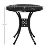 Maggift Patio End Tables, Modern Decorative Side Tables, Stylish Design for Patio, Living Room, Indoor and Outdoor Use, Black, 30.75"*30.75"*29.25" - 2 of 4