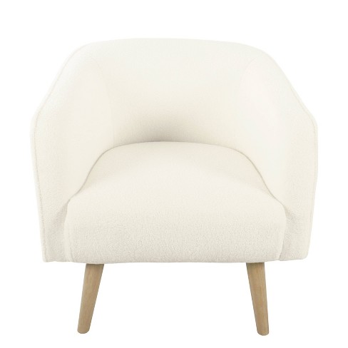 Accent chair best sale with wood legs