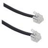Power Gear Telephone Line Cord, 25ft - Black or White - image 2 of 4