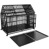 JUJABU 54" Heavy Duty Dog Crate Large Dog cage Strong Metal Dog Kennels and Crates - image 2 of 4