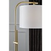 Baronvale Metal Floor Lamp Brass - Signature Design by Ashley: Adjustable Arm, UL Listed, 100W, Modern Style - 3 of 3