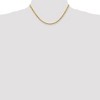 Black Bow Jewelry 4mm, 14k Yellow Gold, Diamond Cut Solid Rope Chain Necklace - 2 of 4