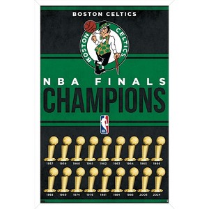 Trends International NBA Boston Celtics - Champions 24 Framed Wall Poster Prints - 1 of 4
