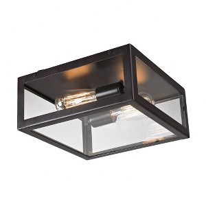 Elk Home Parameters 2 - Light Flush Mount in  Bronze - 1 of 4