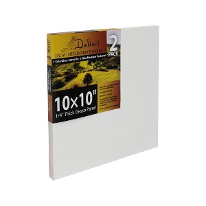 Jerry's Artarama Da Vinci Dual Sided Pro Panel Board - Pack, 6mm Deep Panels for Painting - Archival, Acid-Free Art Supplies - Ultra-Smooth & Medium - 1 of 4
