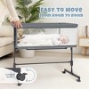 BabyBond 3 in 1 Baby Bassinet Beside Sleeper, Baby Beside Bassinet with Breathable Mesh, 5 Height Adjustable，Baby Crib for Newborn - 3 of 4