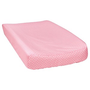 Trend Lab Cotton Candy Changing Pad Cover - Mini Dot, Pink