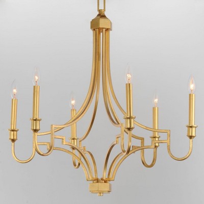 Maxim Lighting Normandy 6 - Light Chandelier in Gold Leaf, 2 of 7