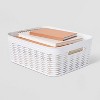 Medium Modular Storage Box White Opaque - Brightroom™