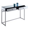 Reflections Console Table Mirror/Silver - Breighton Home: Chic 2 Drawer Entryway Furniture with Faux Crystal Knobs - 3 of 3