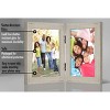 Americanflat Hinged Picture Frame with Two Displays MDF and Shatter Resistant Glass - Driftwood 4x6 - 4 of 4