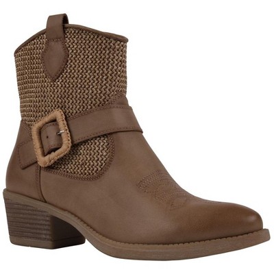 Women's Avery Woven Western Ankle Boots