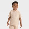 Toddler Boys' Short Sleeve Hooded Shirt and Shorts Set - Cat & Jack™ - 3 of 4
