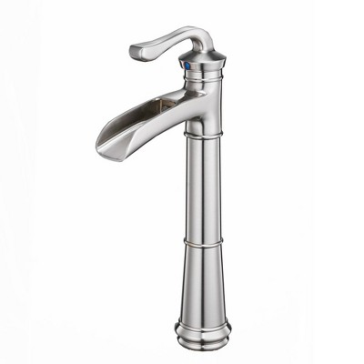 BWE Waterfall Single Hole Single-Handle Vessel Bathroom Faucet